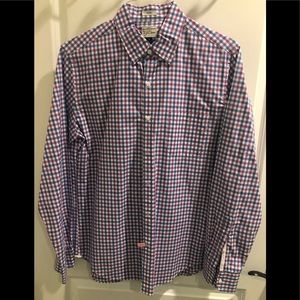 J.Crew gingham print shirt